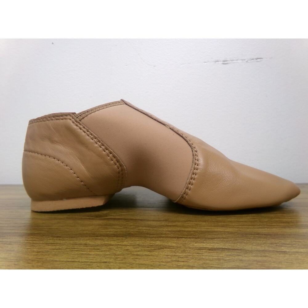 Dance Jazz Shoes Dance Class Girls 3M Child Slip On Leather Split Sole